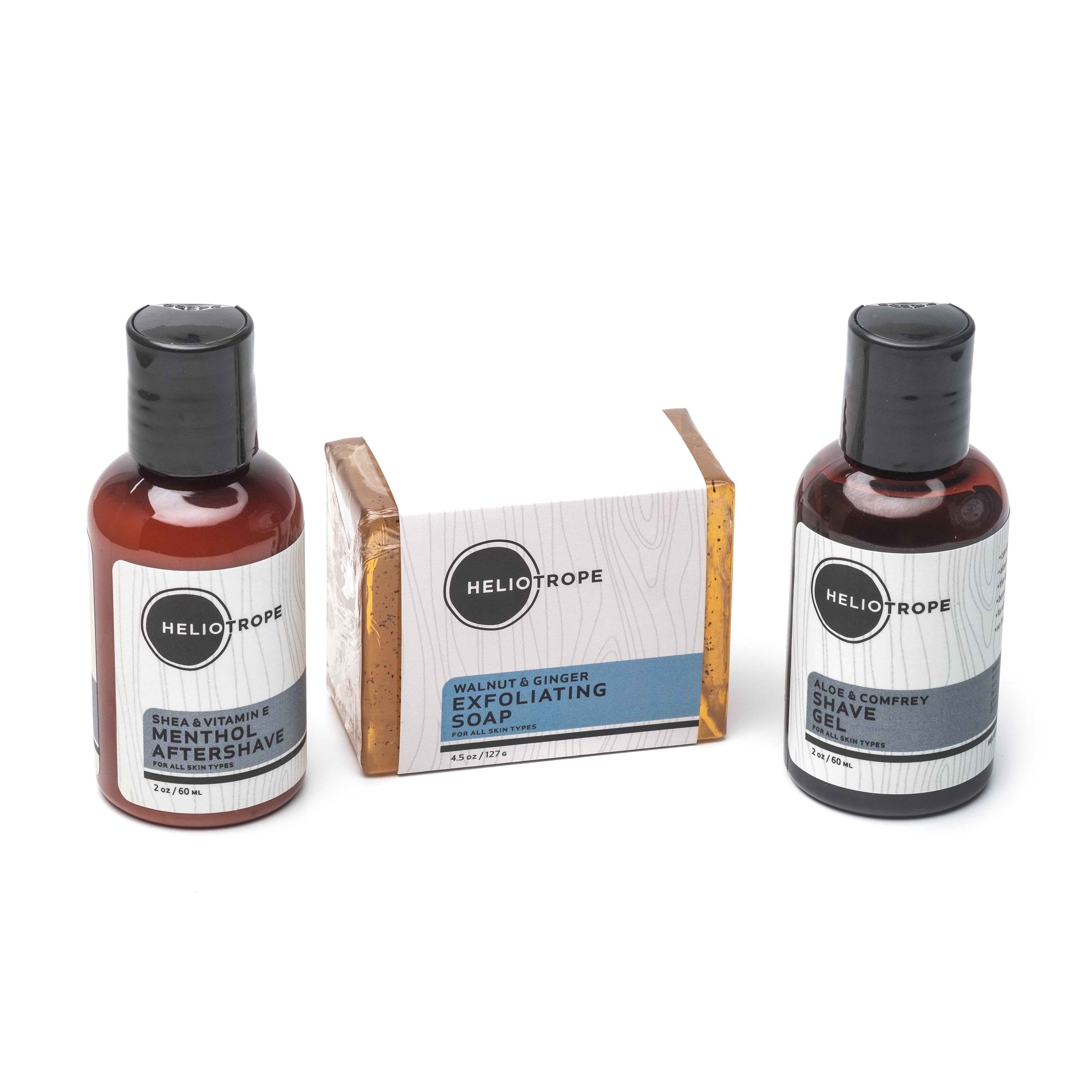 Shaving Travel Sampler Aloe Gel and Creamy Aftershave for On-the-Go Grooming - Rosetta Creative Boutique